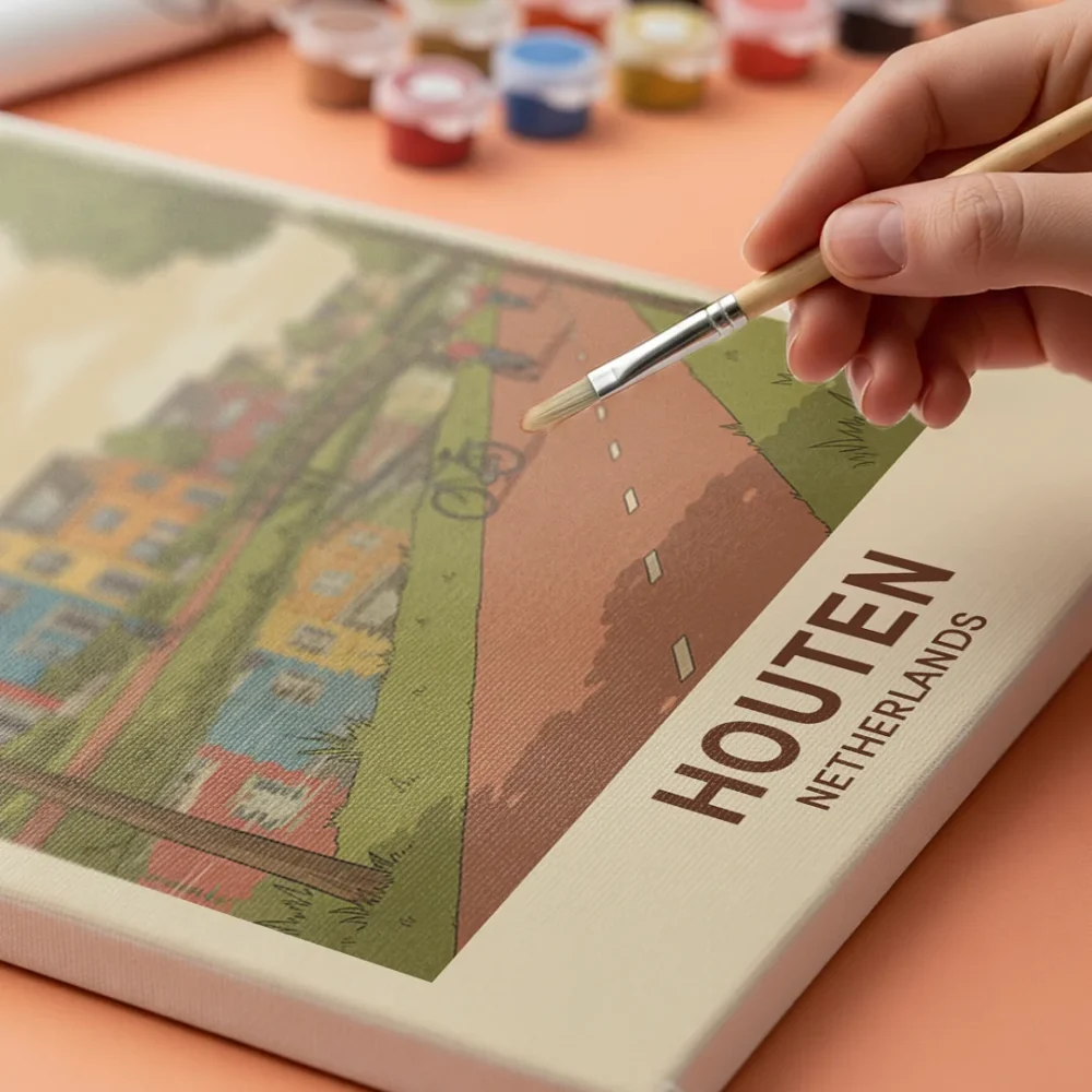 Pintar por números Houten – foto 3
