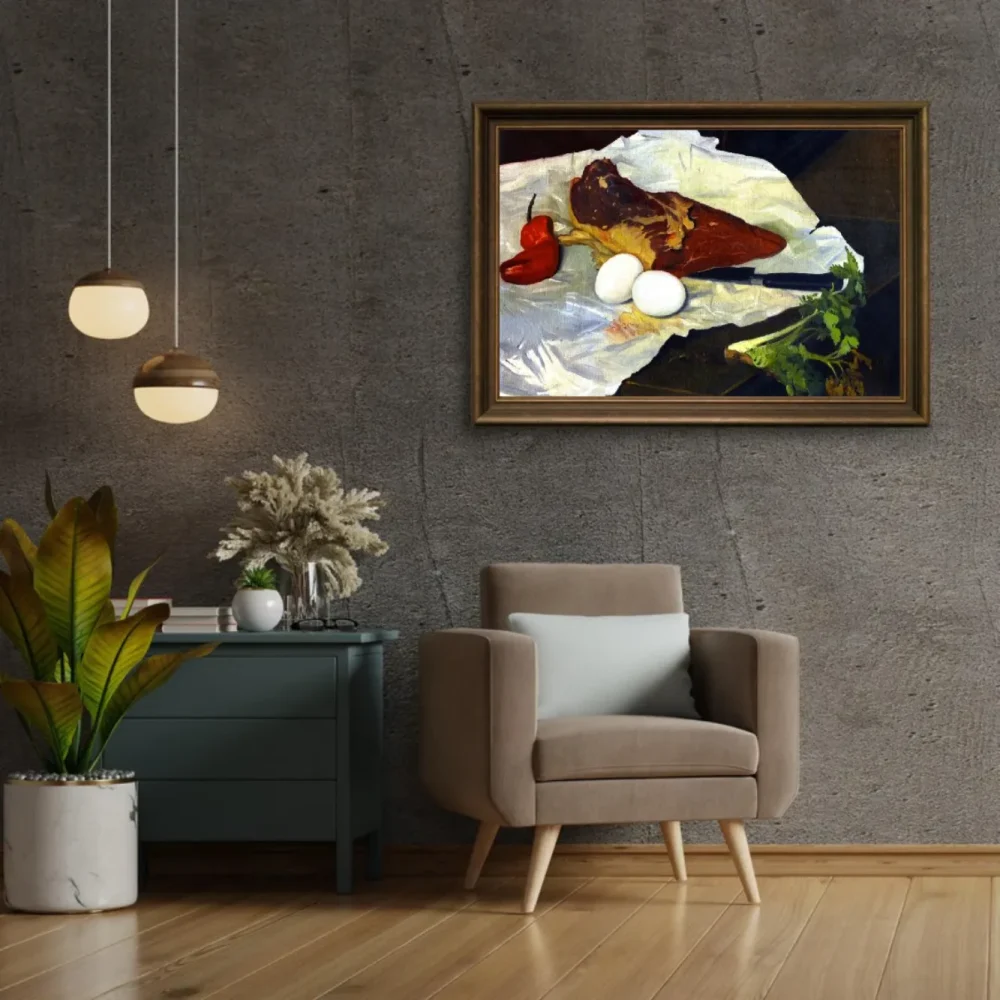 Pintar por números Huevos y carne – foto 2