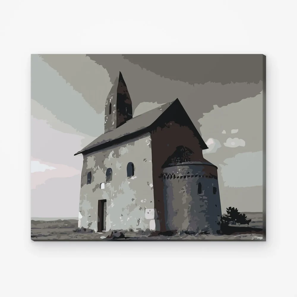 Pintar por Números - Iglesia de Dražovce, Nitra