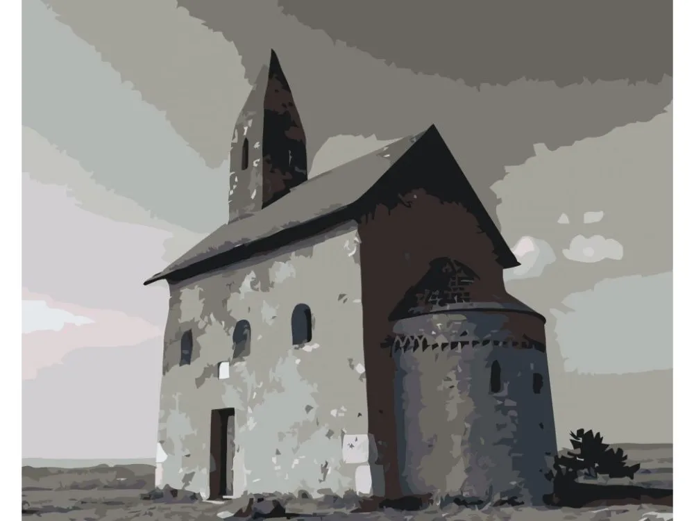 Pintar por números Iglesia de Dražovce, Nitra – foto 2