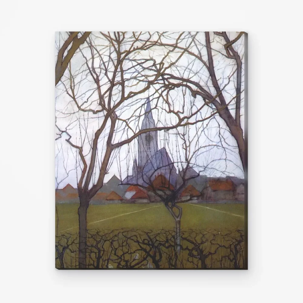 Pintar por Números - Iglesia de pueblo