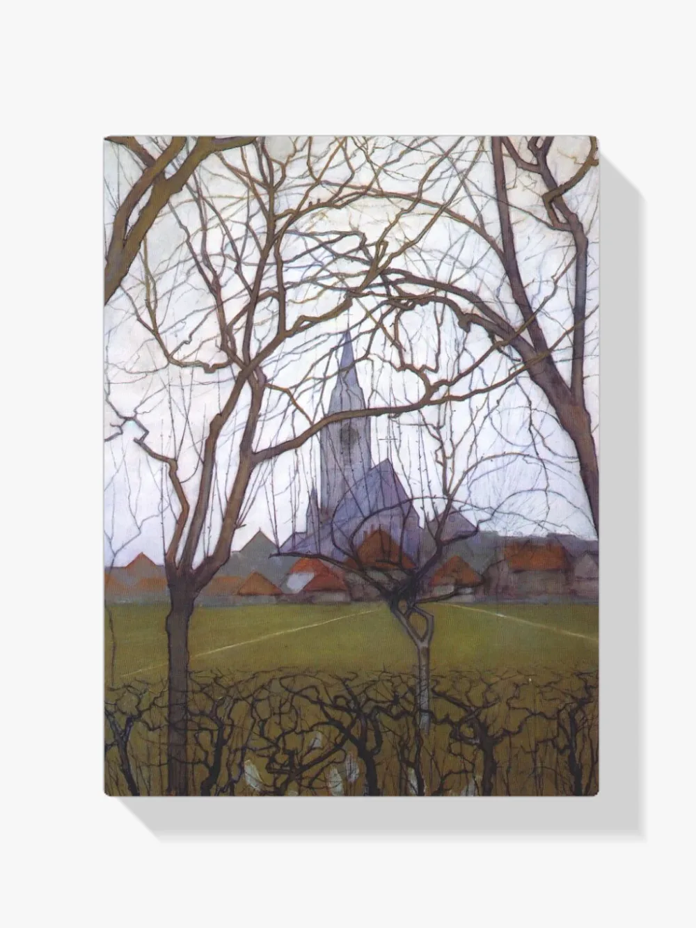 Pintar por números Iglesia de pueblo