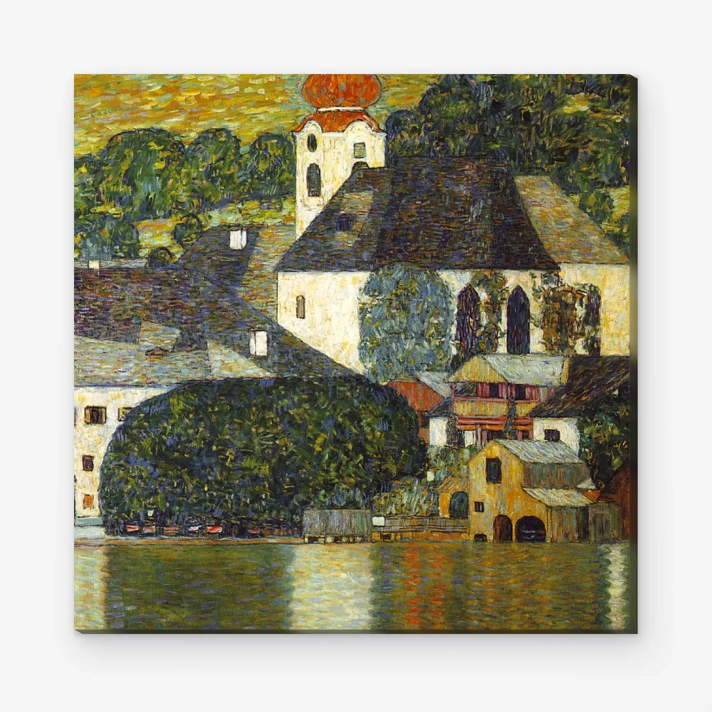 Pintar por Números - Iglesia de Unterach en el Attersee