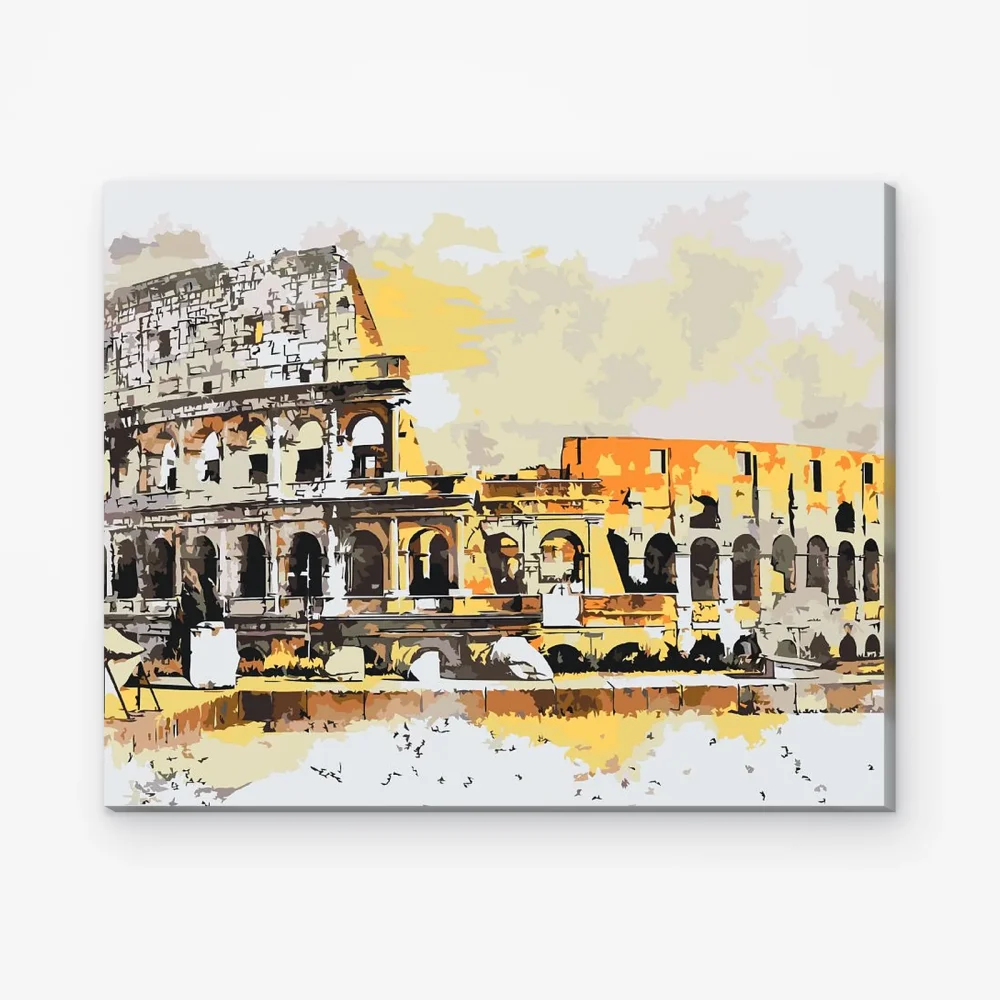 Pintar por Números - Ilustraciones del Coliseo