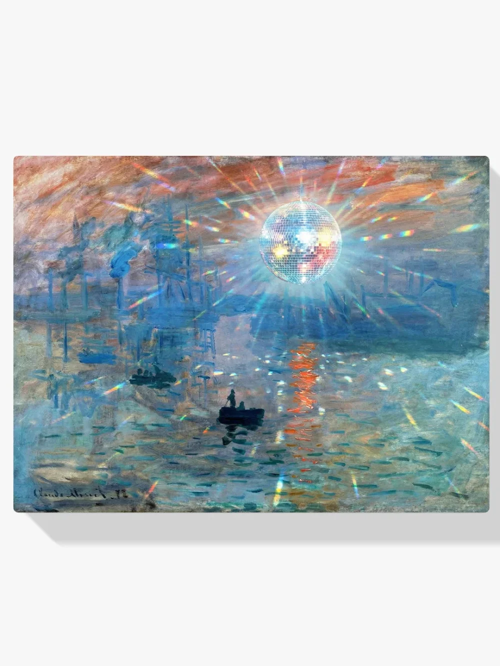 Pintar por números Impresión, bola de discoteca al amanecer