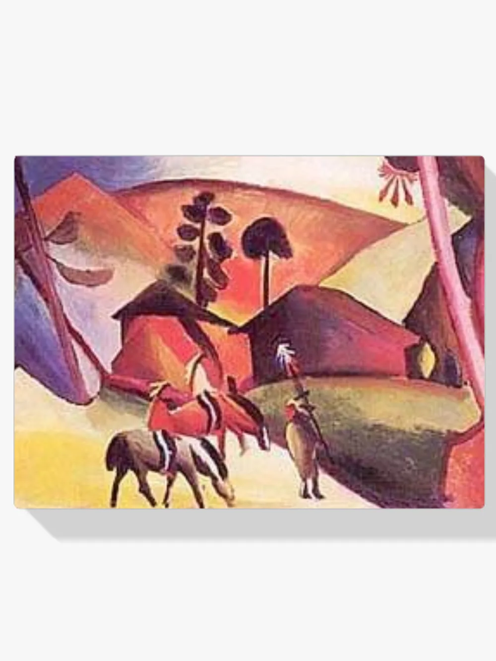 Pintar por números Indios a caballo