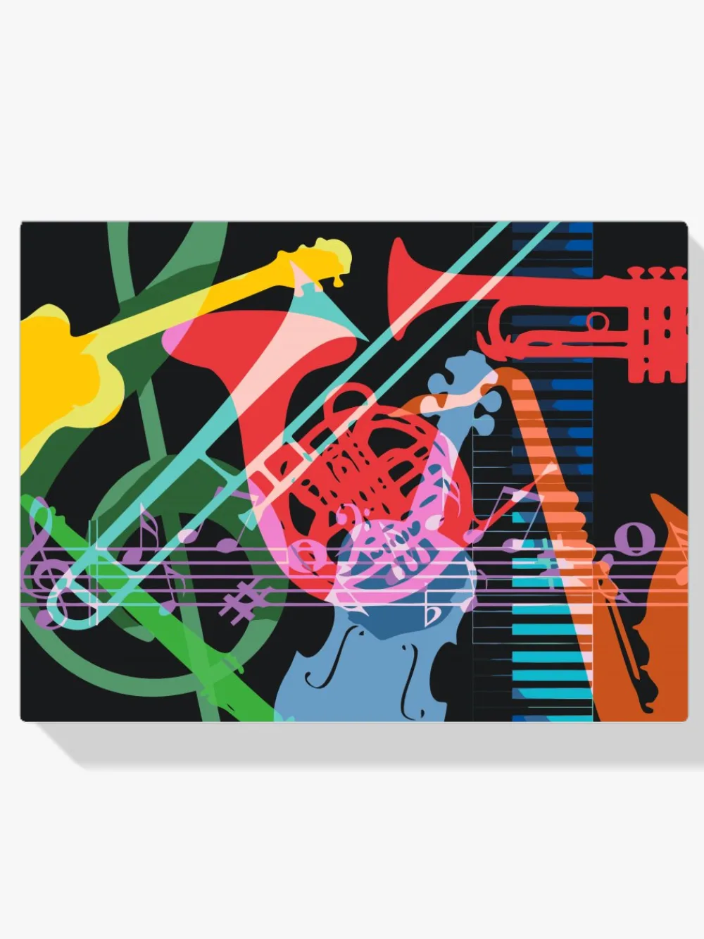 Pintar por números Instrumentos musicales