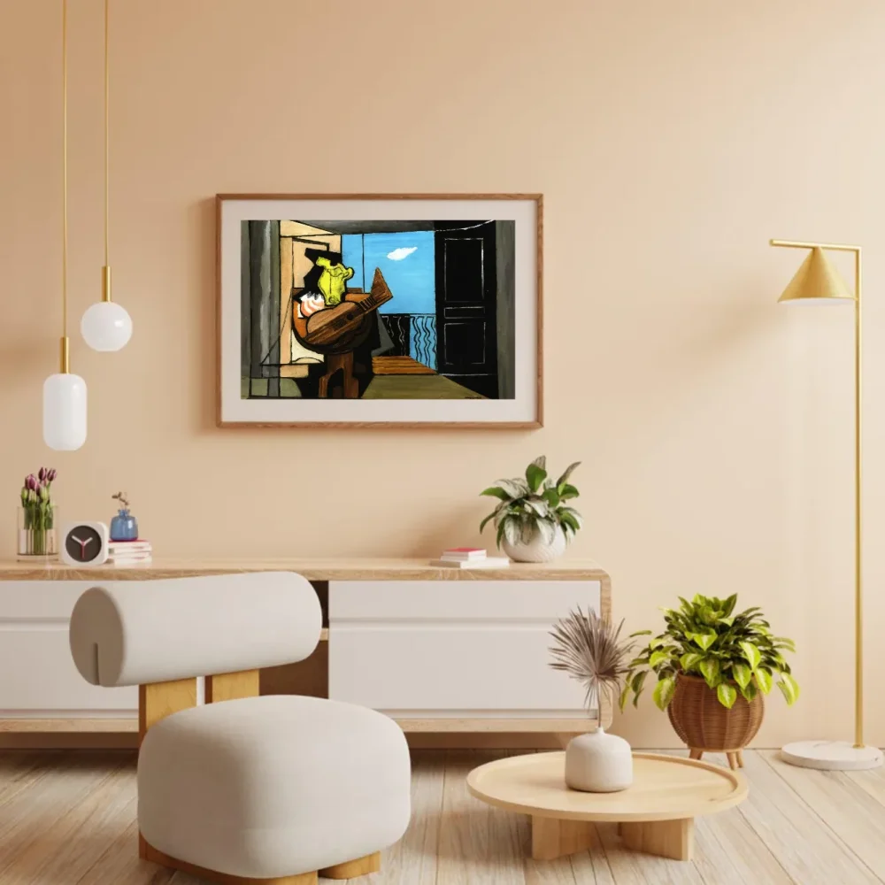 Pintar por números Interior con balcón – foto 3