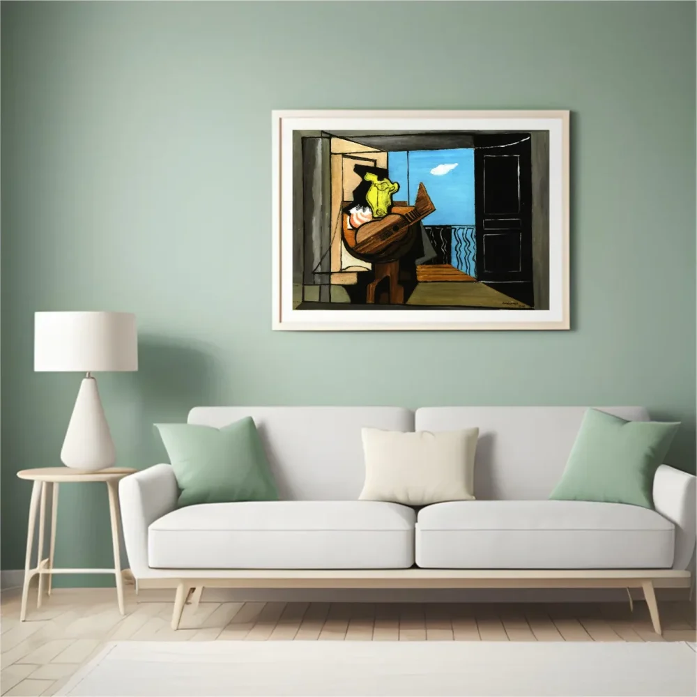 Pintar por números Interior con balcón – foto 4