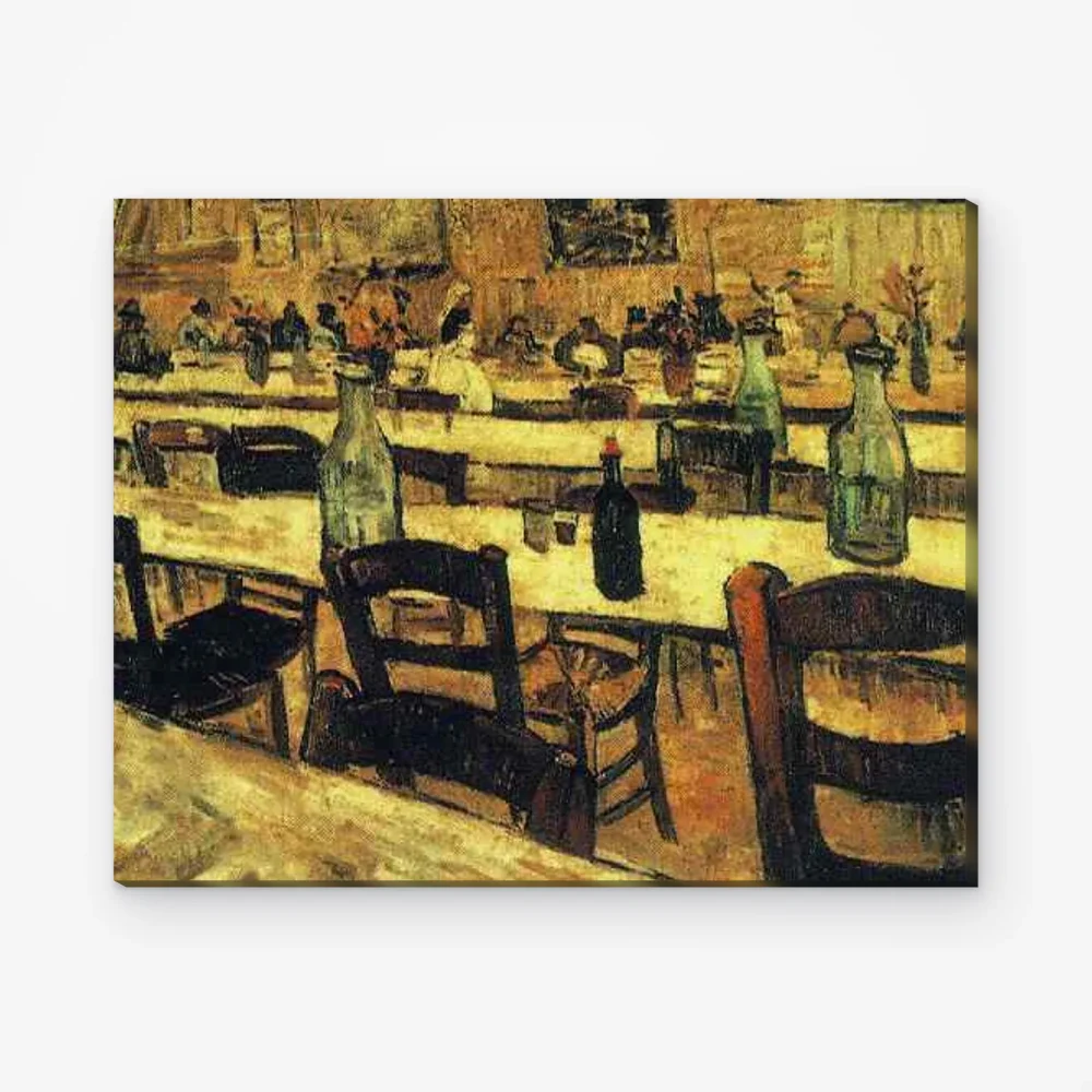 Pintar por Números - Interior de un restaurante en Arles