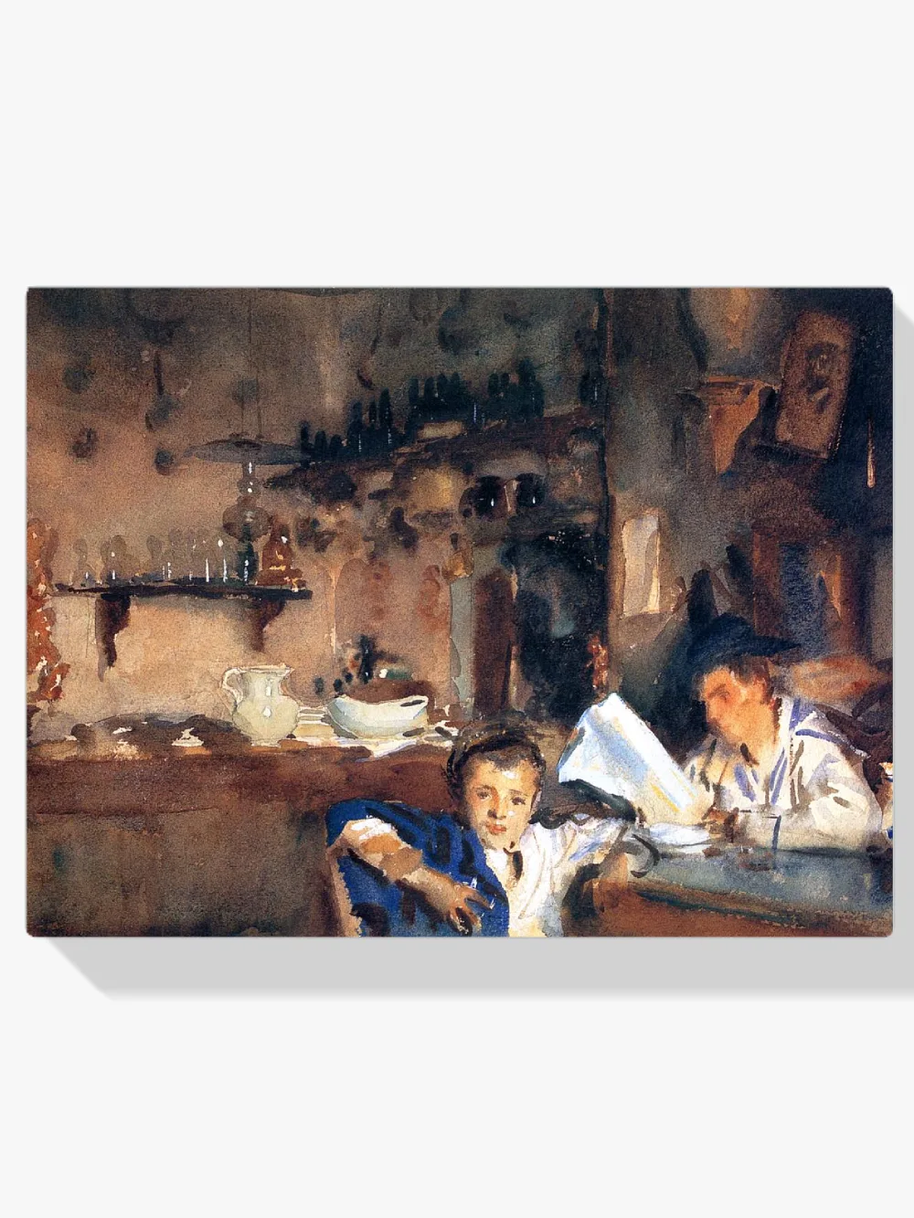 Pintar por números Interior veneciano o Interior español