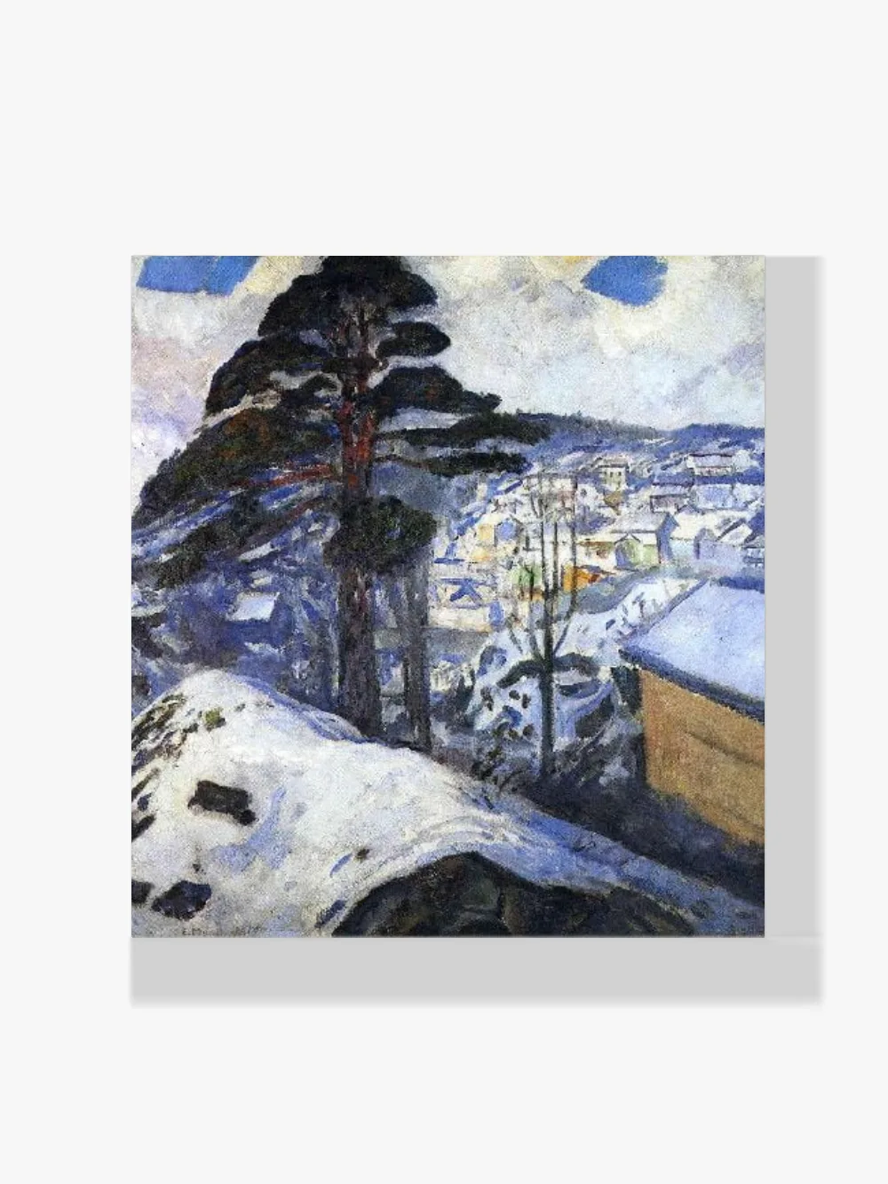 Pintar por números Invierno en Kragerø