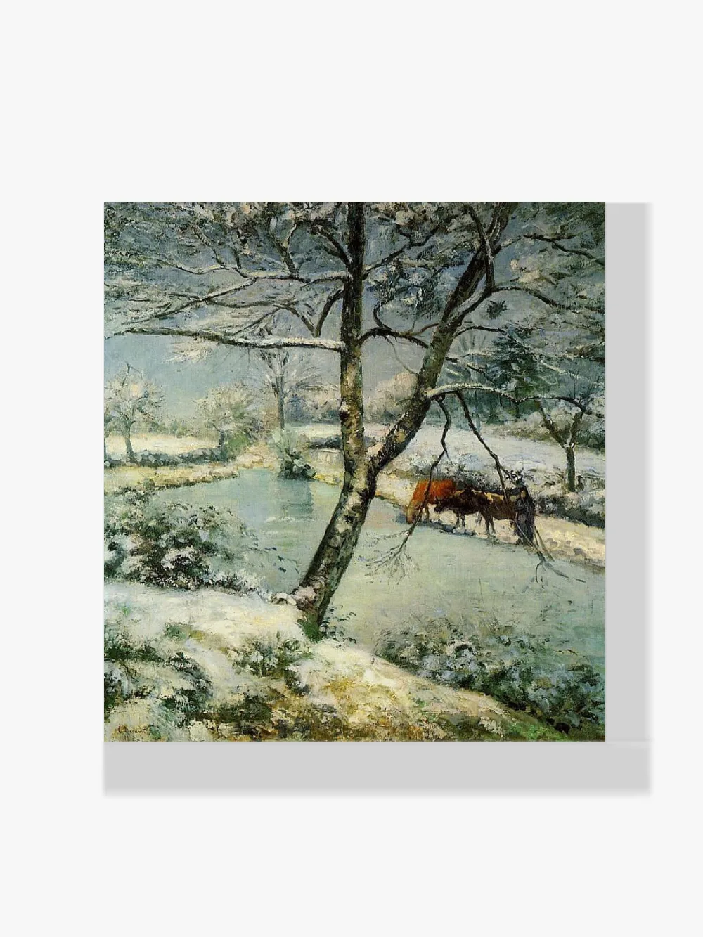 Pintar por números Invierno en Montfoucault