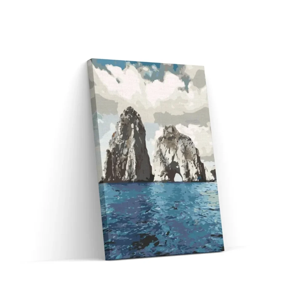 Pintar por números Isla de Capri, Italia