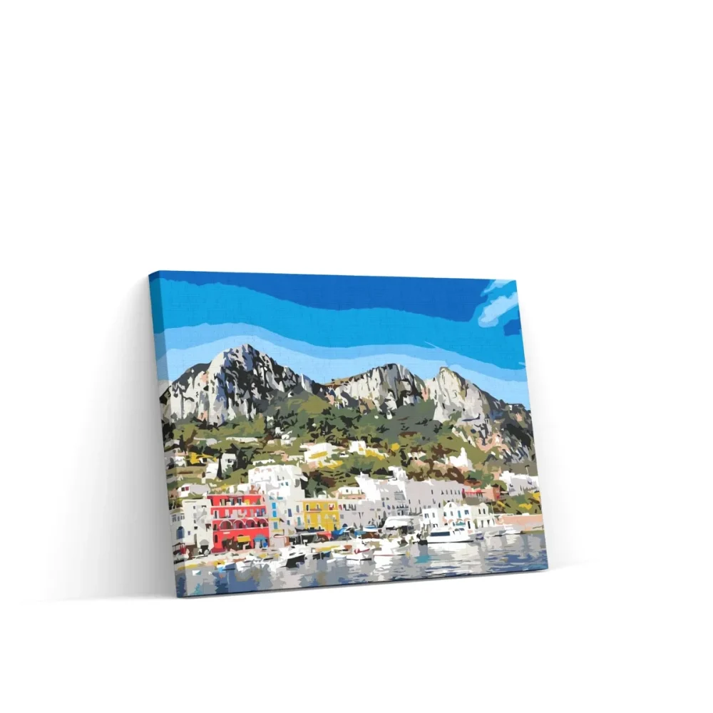 Pintar por números Isla de Capri, Italia 2