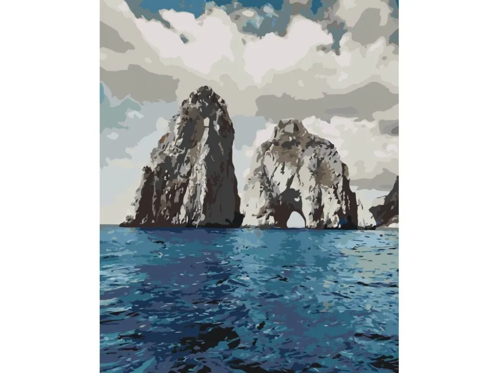 Pintar por números Isla de Capri, Italia – foto 2