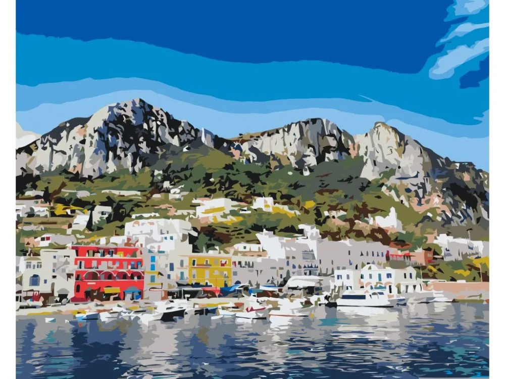 Pintar por números Isla de Capri, Italia 2 – foto 2