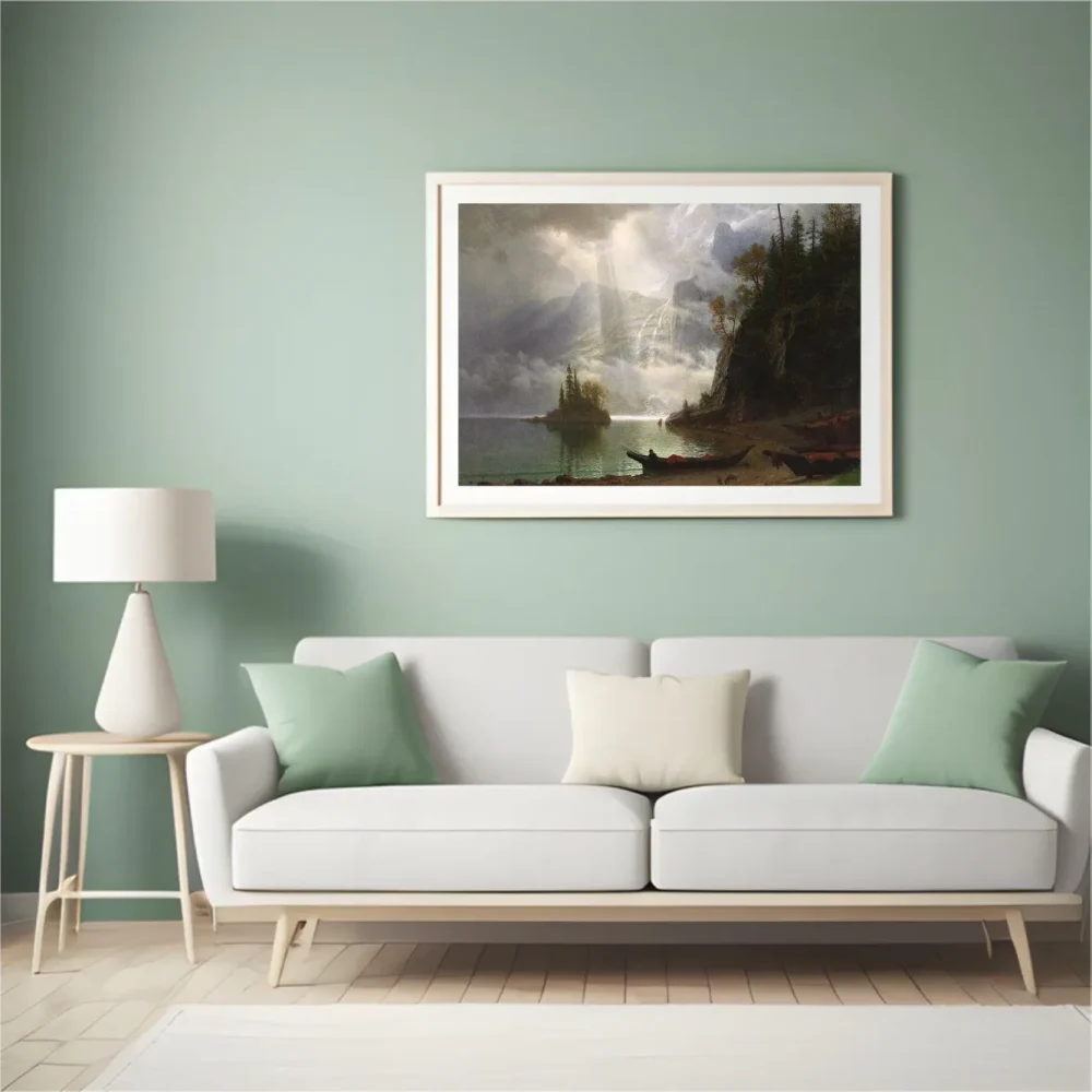 Pintar por números Isla en el lago – foto 4