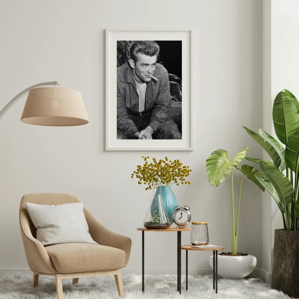 Pintar por números James Dean en blanco y negro – foto 3