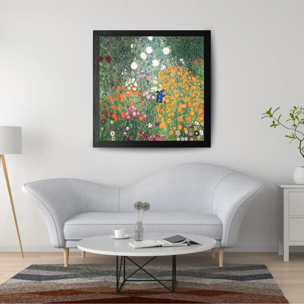 Pintar por números Jardín de flores - Gustav Klimt – foto 2