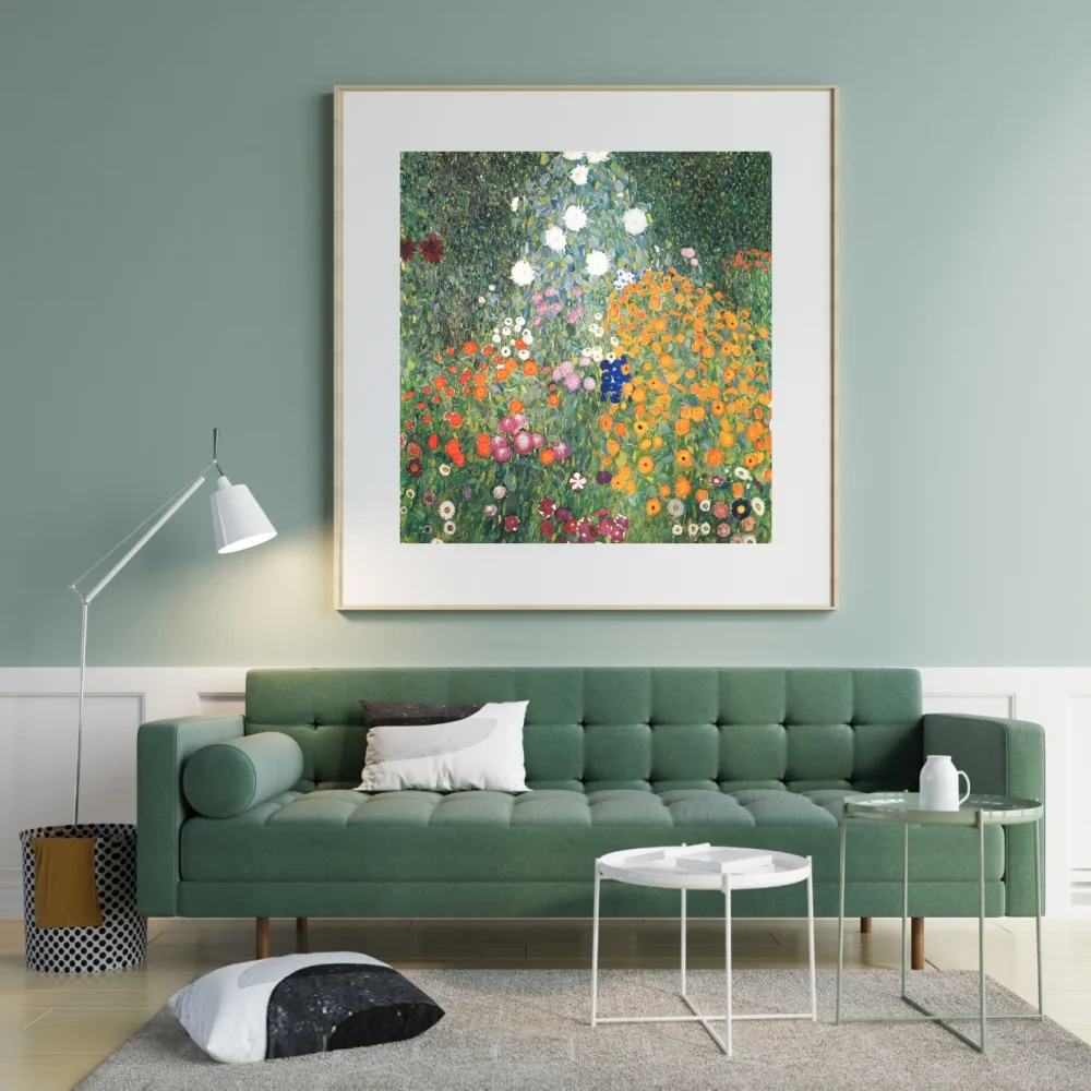 Pintar por números Jardín de flores - Gustav Klimt – foto 3