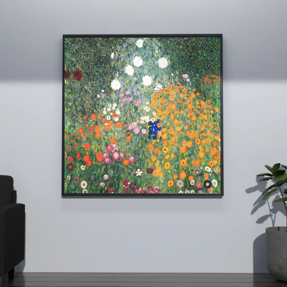 Pintar por números Jardín de flores - Gustav Klimt – foto 4