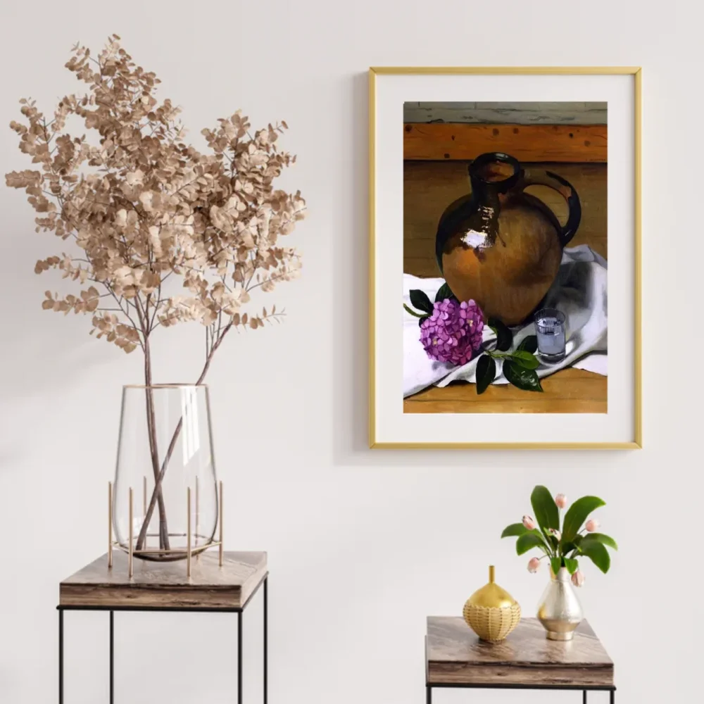 Pintar por números Jarra con hortensias – foto 2