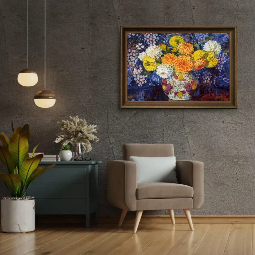 Pintar por números Jarrón con flores - Théo van Rysselberghe – foto 2
