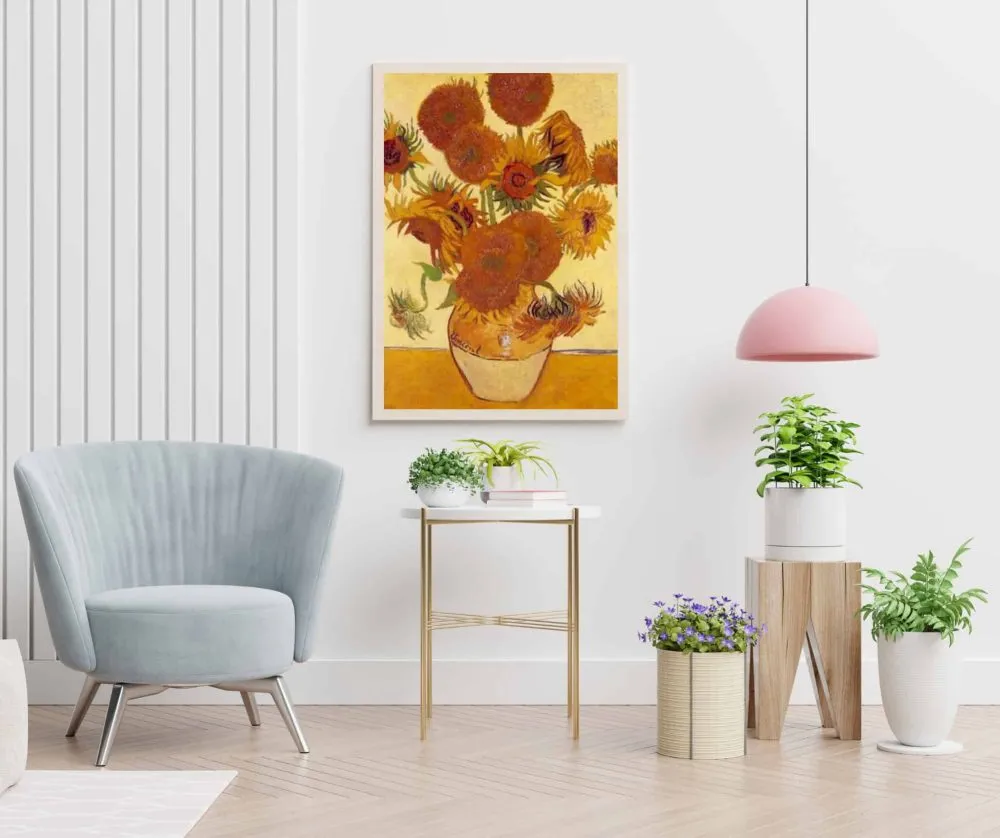 Pintar por números Jarrón con quince girasoles de Van Gogh – foto 5