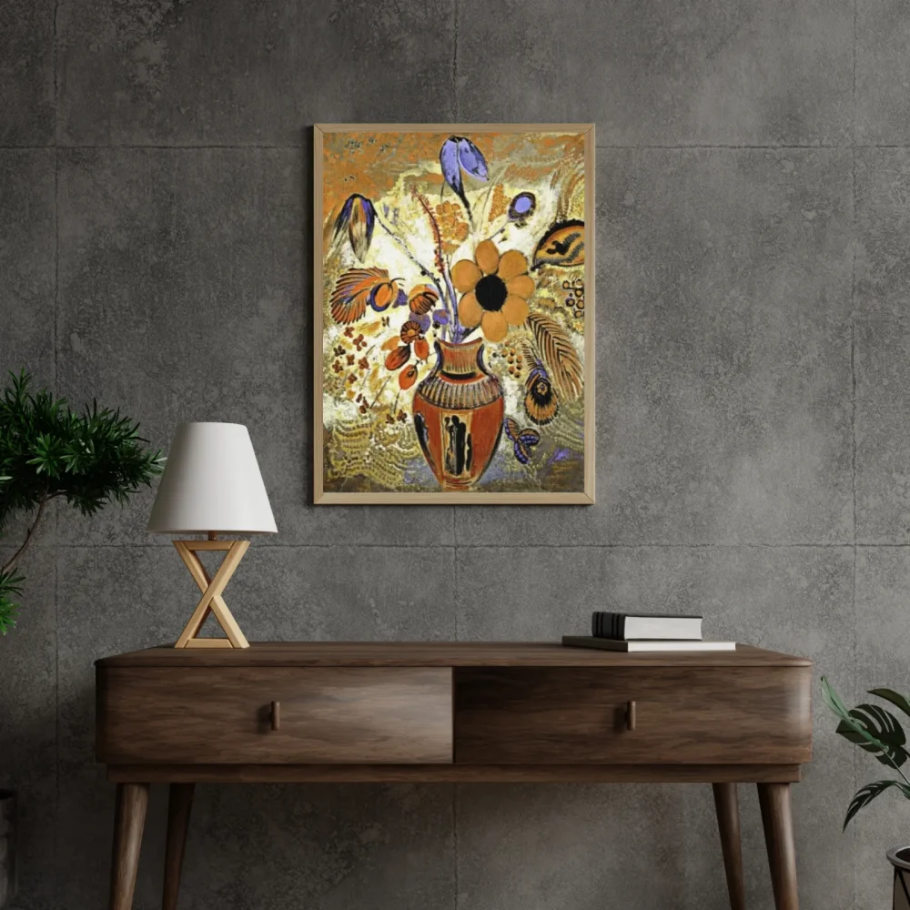 Pintar por números Jarrón etrusco con flores – foto 4