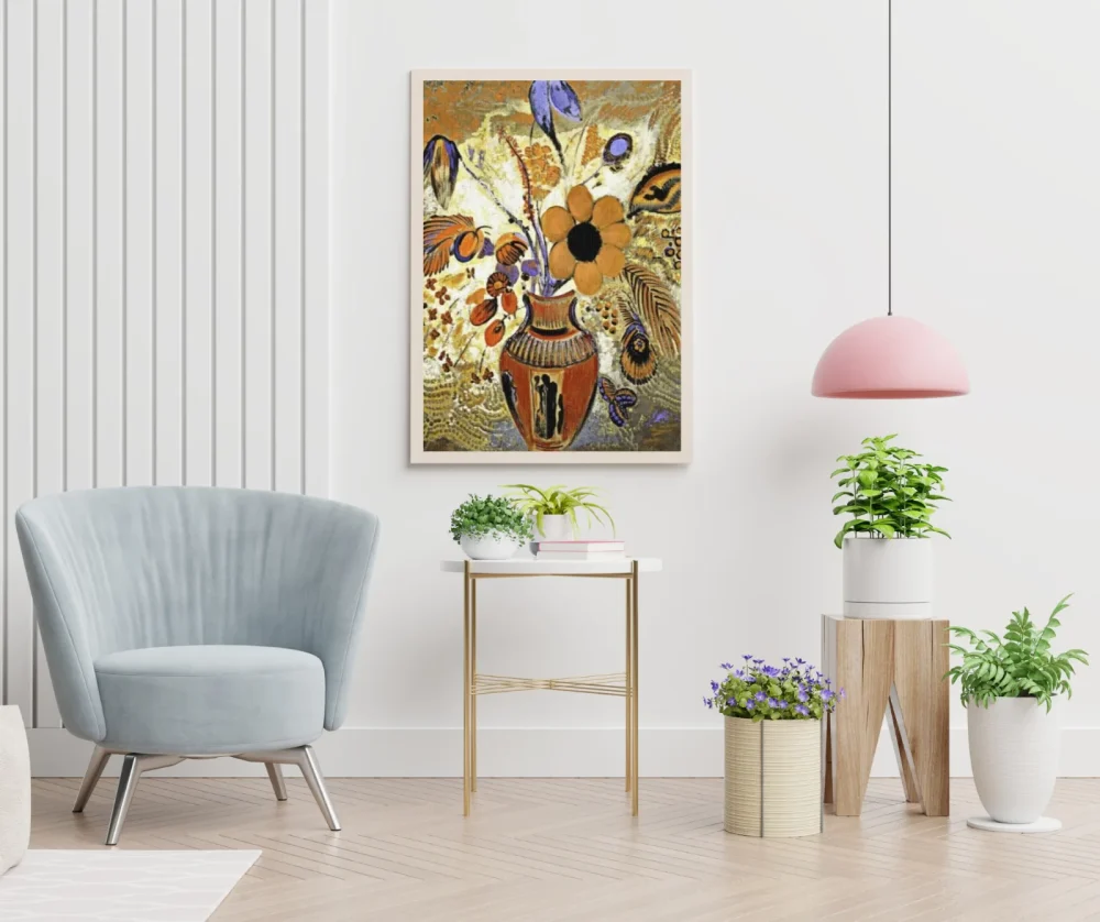 Pintar por números Jarrón etrusco con flores – foto 5