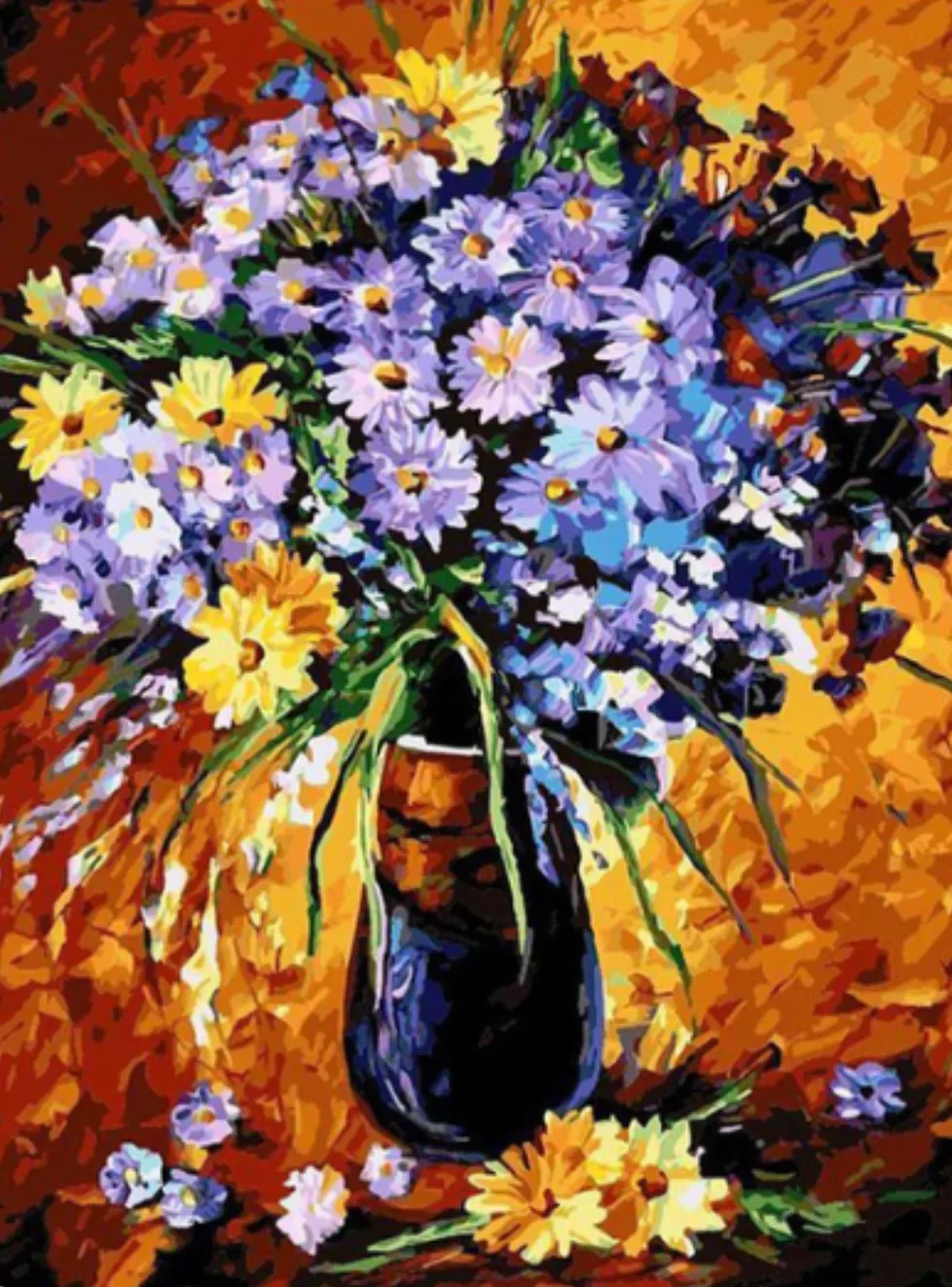 Pintar por números Jarrón lleno de vida – foto 2