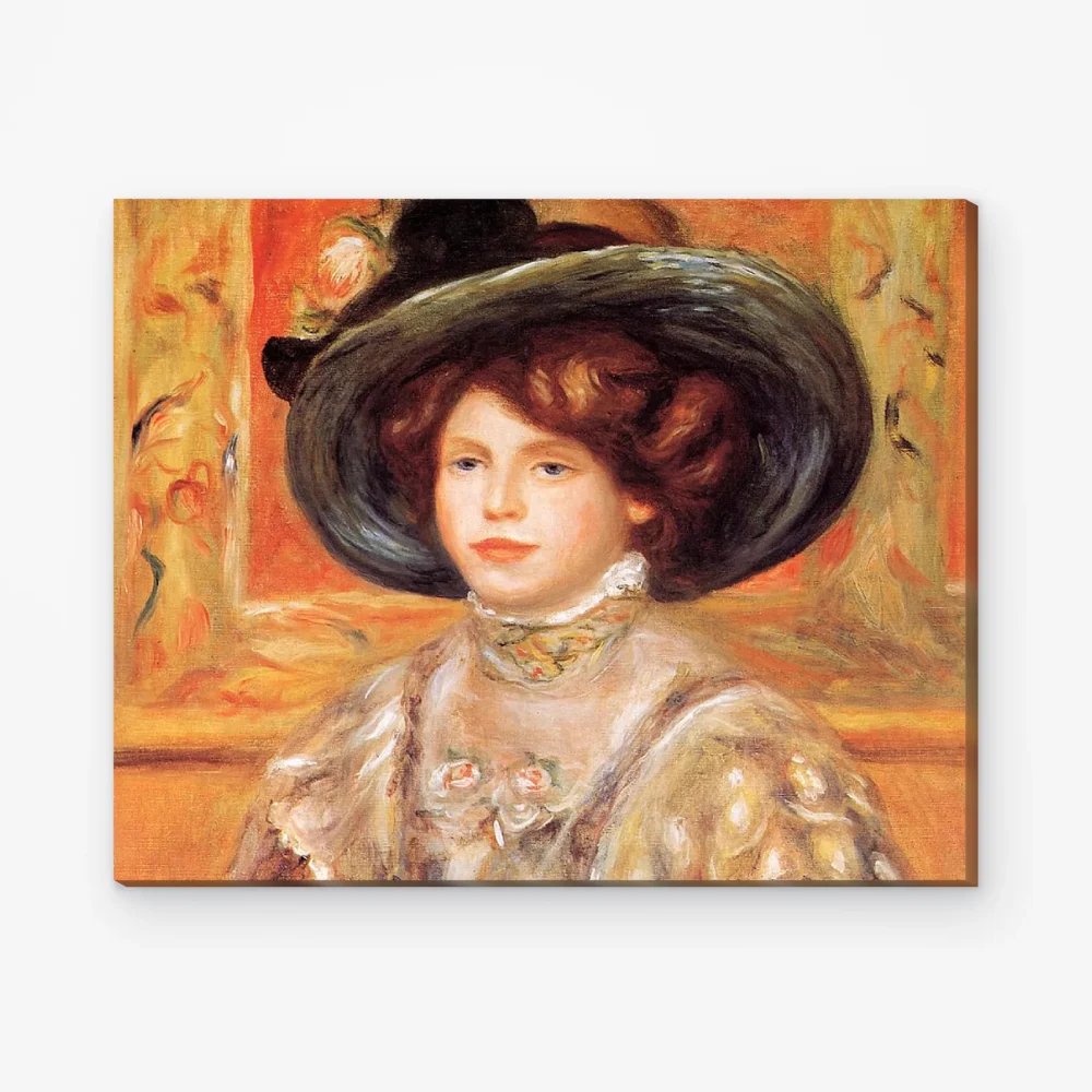 Pintar por Números - Joven con sombrero azul