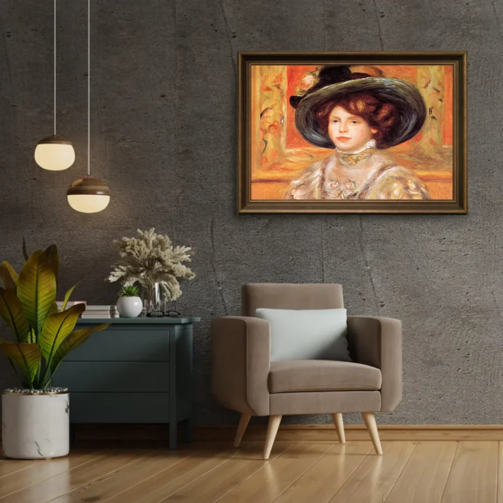 Pintar por números Joven con sombrero azul – foto 2
