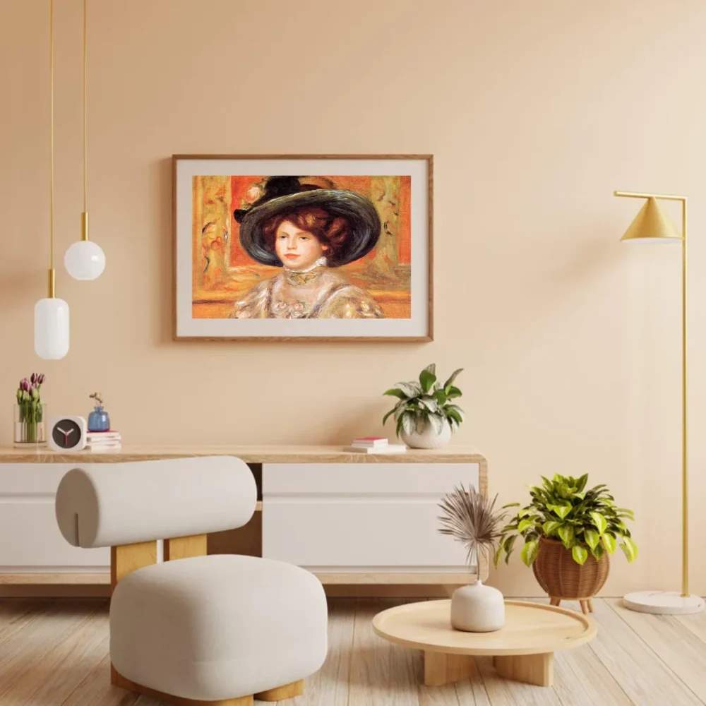 Pintar por números Joven con sombrero azul – foto 3