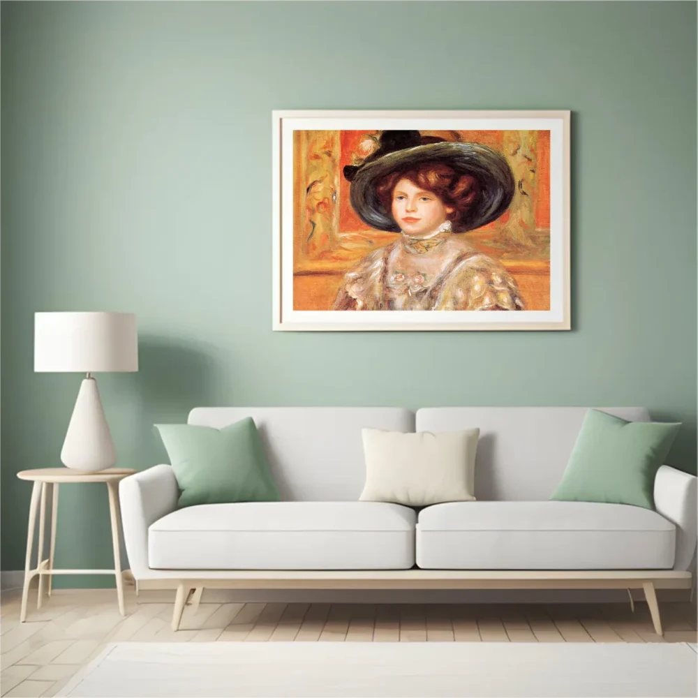 Pintar por números Joven con sombrero azul – foto 4
