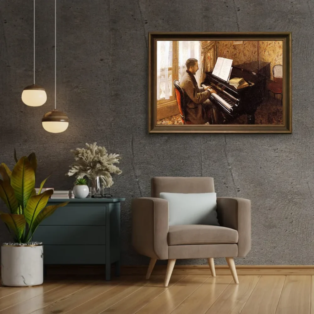 Pintar por números Joven tocando el piano – foto 2