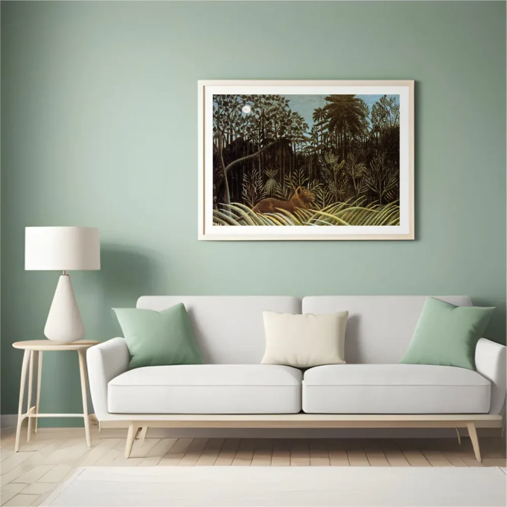 Pintar por números Jungla con león – foto 4