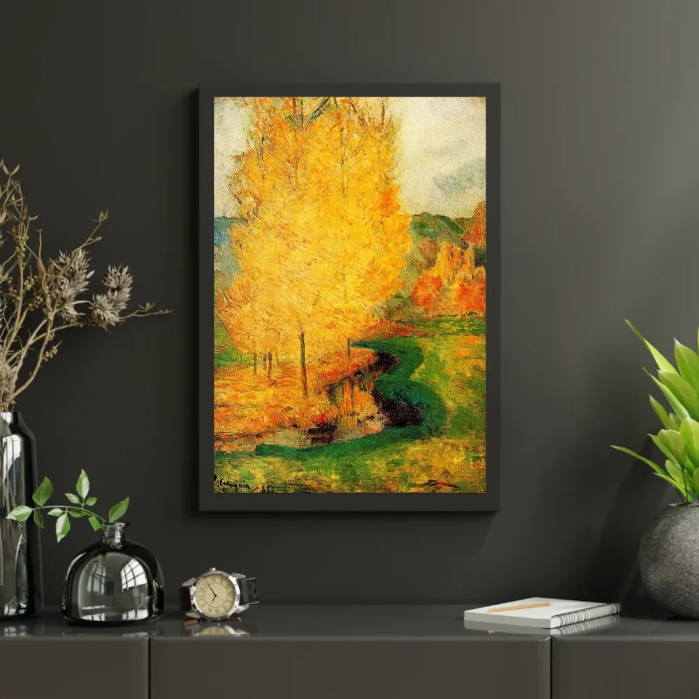 Pintar por números Junto al arroyo en otoño – foto 3