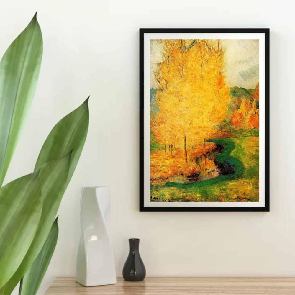 Pintar por números Junto al arroyo en otoño – foto 4