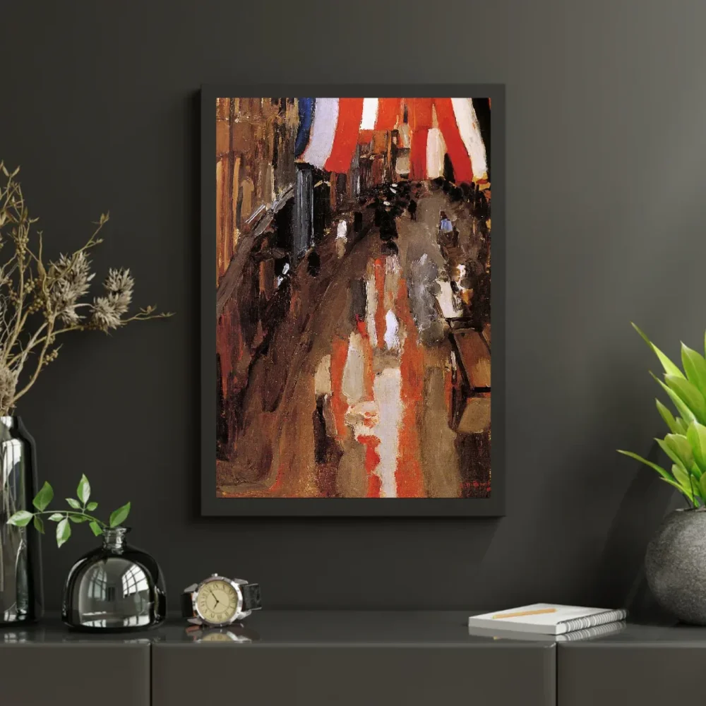 Pintar por números Kalverstraat engalanada con banderas – foto 3
