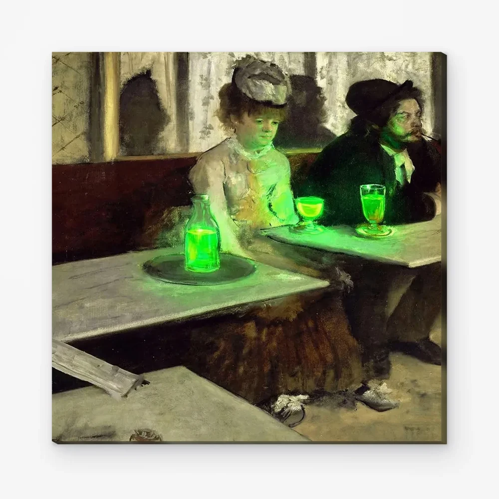 Pintar por Números - La absenta con luz de neón