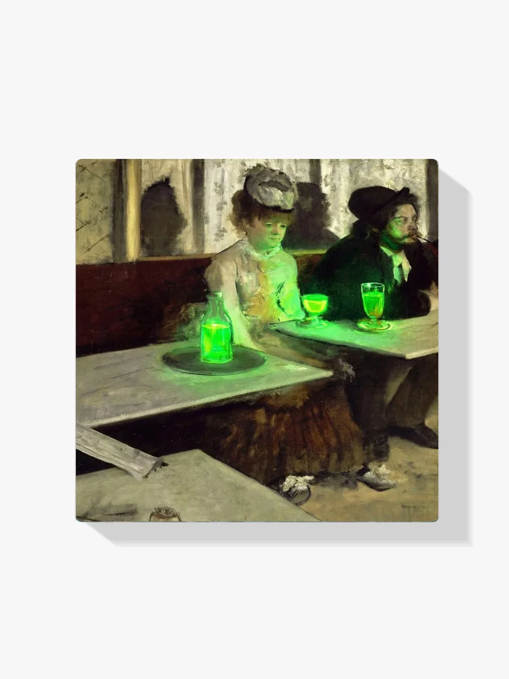 Pintar por números La absenta con luz de neón