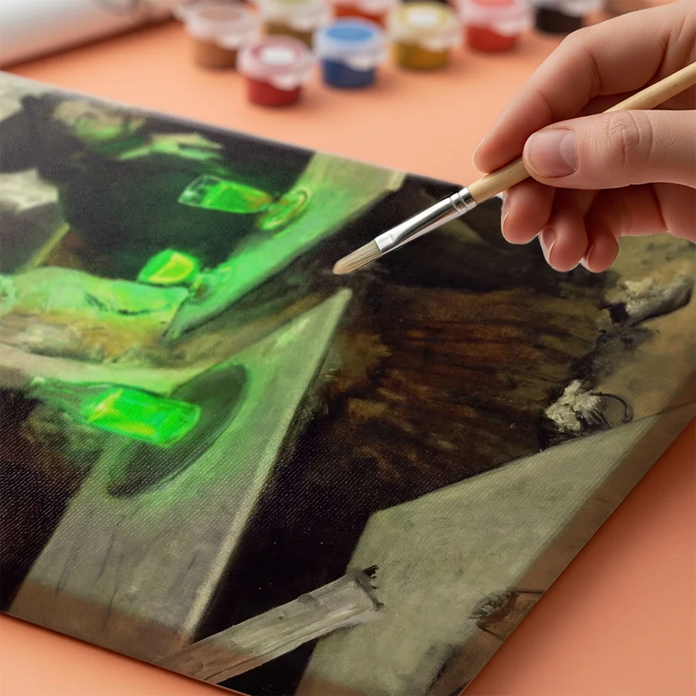 Pintar por números La absenta con luz de neón – foto 4