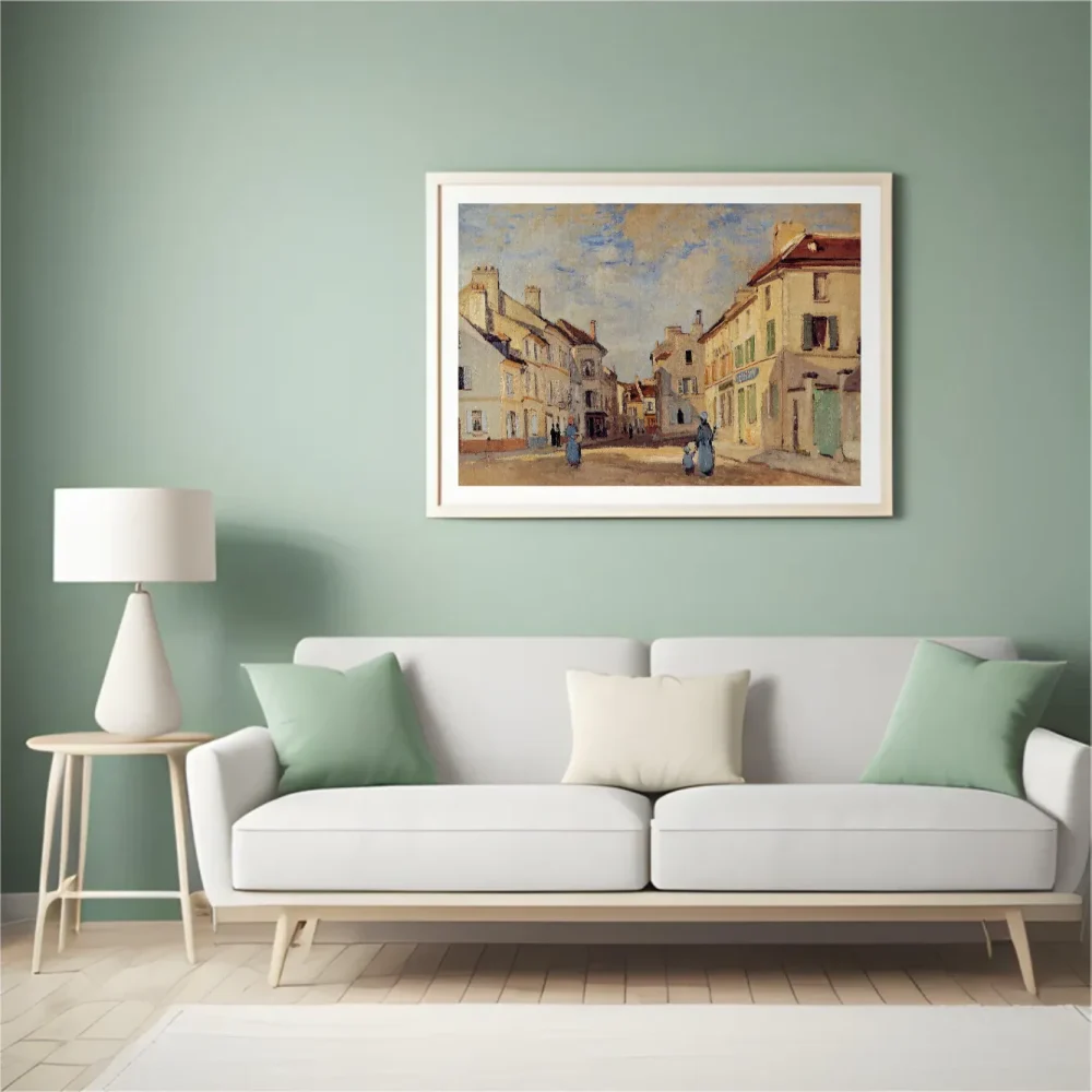 Pintar por números La antigua rue de la Chaussée, Argenteuil – foto 4