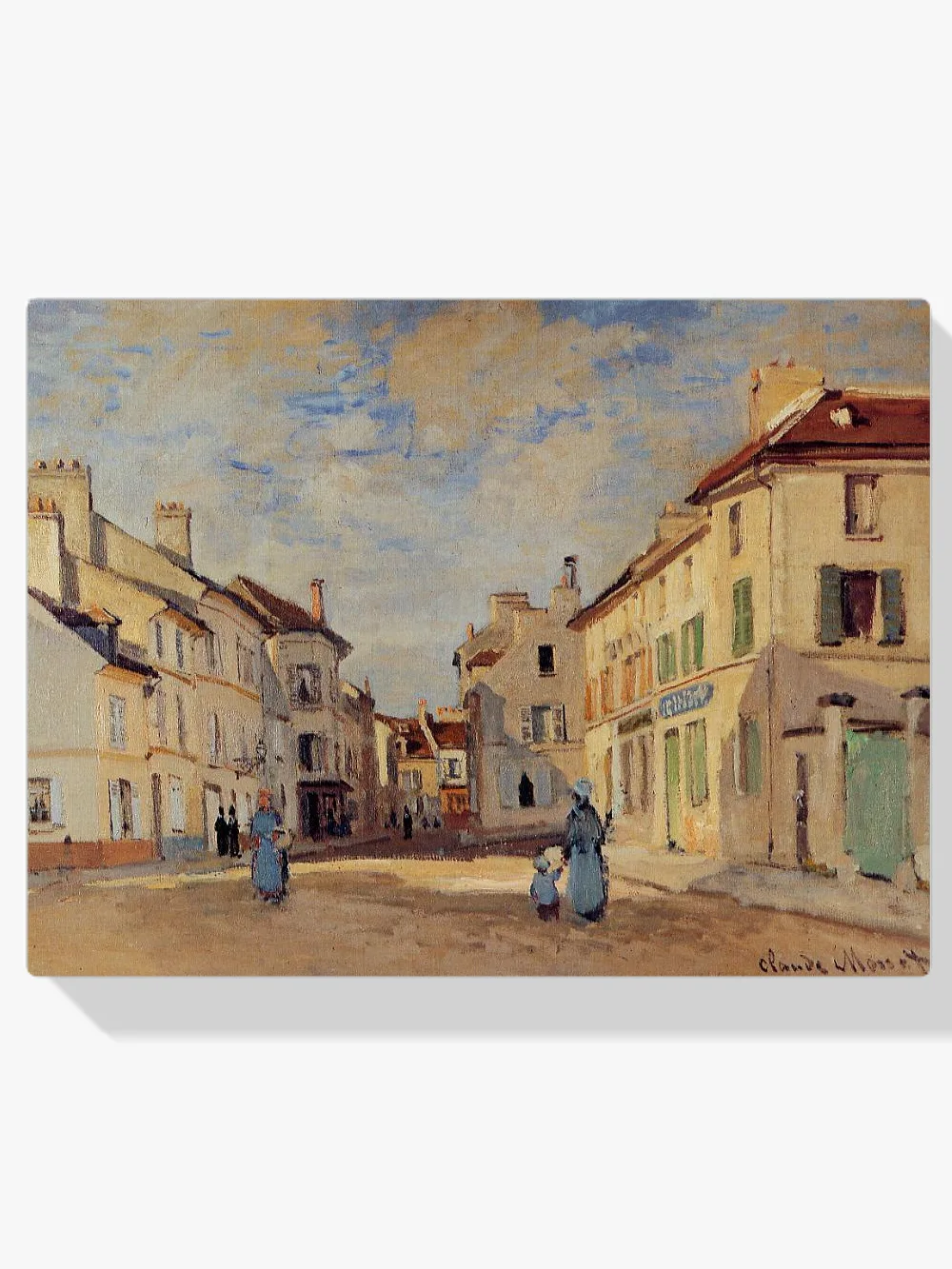 Pintar por números La antigua rue de la Chaussée, Argenteuil