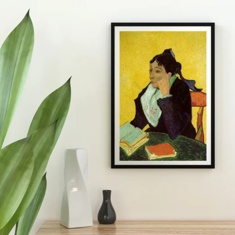 Pintar por números La arlesiana, Madame Ginoux con libros – foto 4