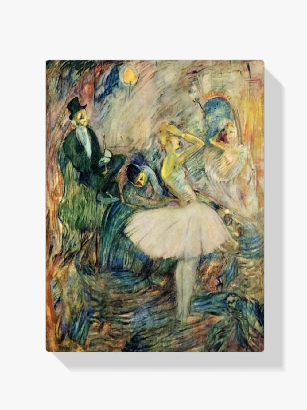 Pintar por números La bailarina en su camerino