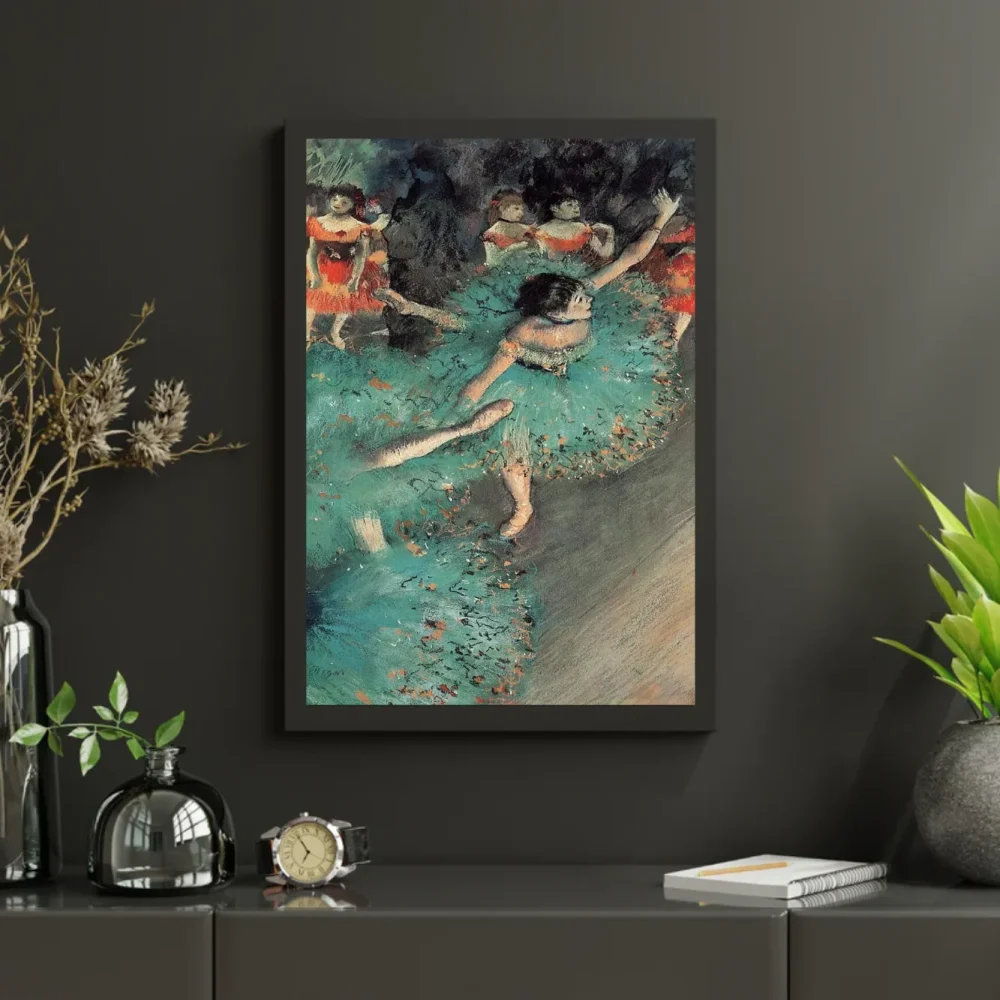 Pintar por números La bailarina verde – foto 3