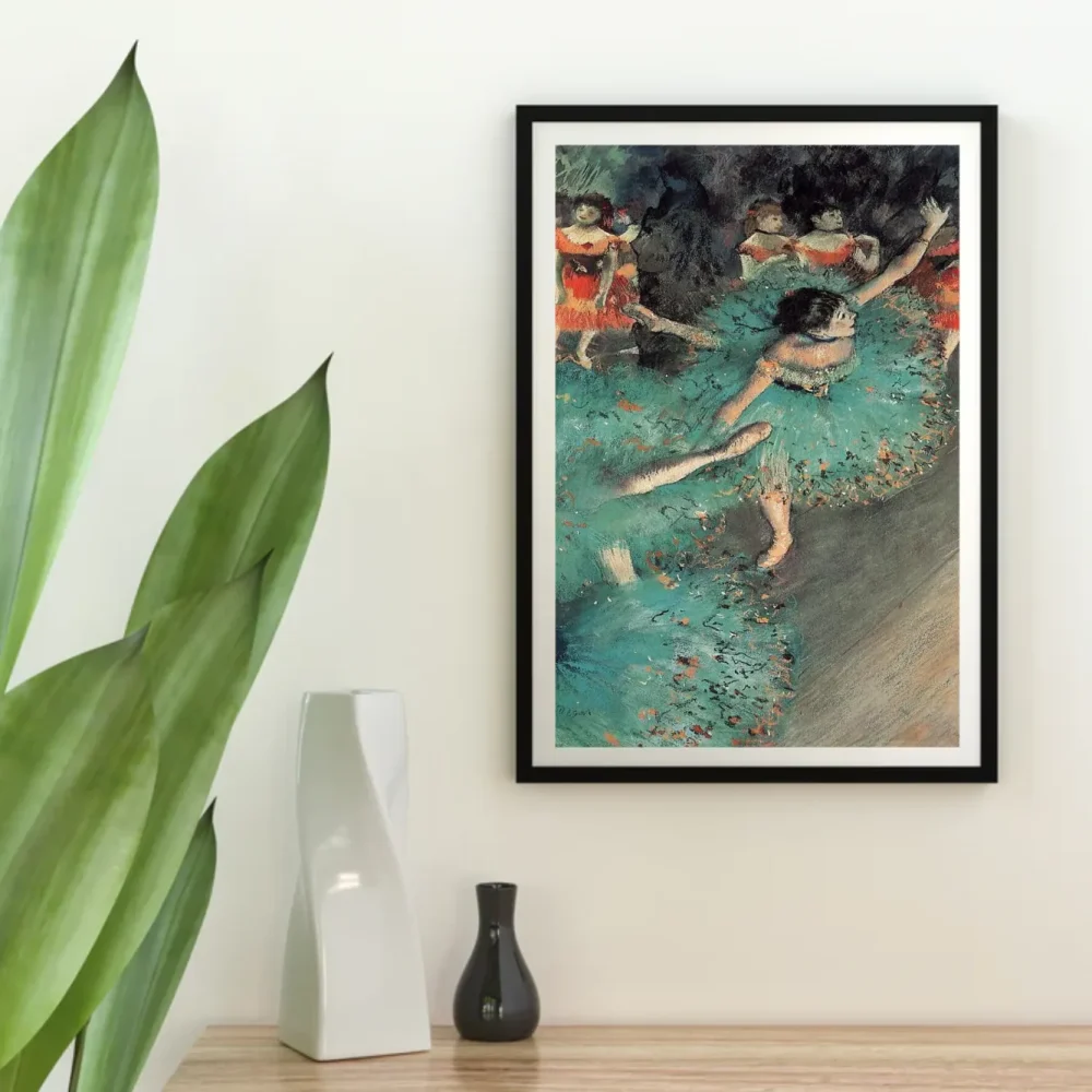 Pintar por números La bailarina verde – foto 4